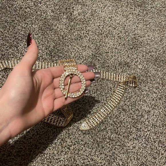 Super sparkly women’s accent belt - Picture 3 of 4